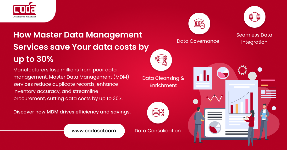 How Master Data Management Services save Your data costs by up to 30%